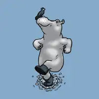 Happy happy hippo - design