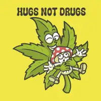 HUGS NOT DRUGS - design
