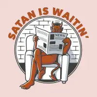 SATAN IS WAITIN - design