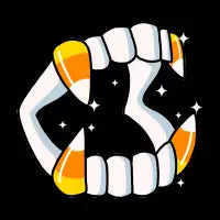 Candy Corn Fangs - design
