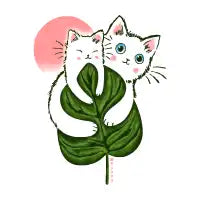 Cat Monstera - design