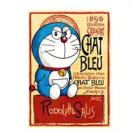 Chat Bleu - design