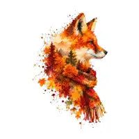 Cozy Fall Fox - design