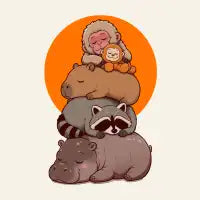 From Feral to Viral: Moo Deng, Capybara, Punch & Jimothy - design