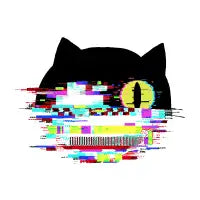 Glitch Cat - design