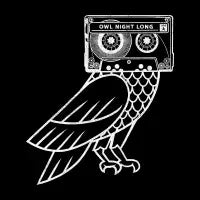 Owl Night Long T-Shirt - design