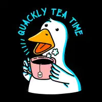 Quackly Tea Time - design