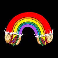 Rainbow Burger - design