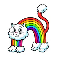 Rainbow Cat - design