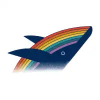 Rainbow Whale - design