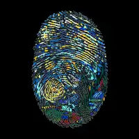 Starry DNA - Van Gogh's Fingerprint - design