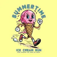 Summertime Ice Cream Run - design