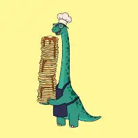 The Pancake Saurus - design
