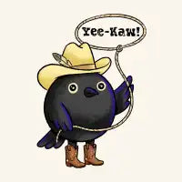 Yee-Kaw! The Crowboy - design