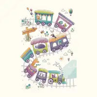 Rainbow Train T-Shirt - design