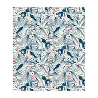 ocean waves and octopus Cut Sew - design