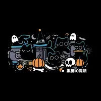 Black Cat Witchy - design