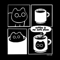 Coffee Is My Safe Place - design
