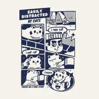 Easily Distracted by Cats - design