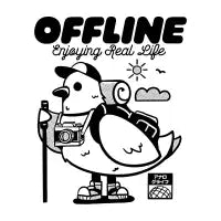 OFFLINE:  Enjoying Real Life - design