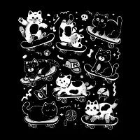 Skater Kittens - design