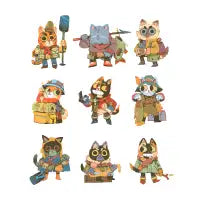 Fishing Felines - design