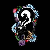 Floral Skunk - design