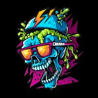80's Skull - design