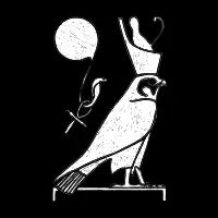 Ancient Eygptian God Falcon Horus - design