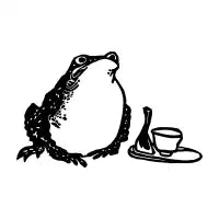 Sake Frog - design
