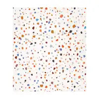 Terrazzo Pattern in Blues and Earth Tones - design