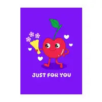 Just for You Cherry - Greeting Card - design