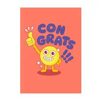 Congrats! - Greeting Card - design