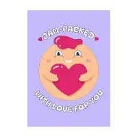 Jam-packed with Love - Greeting Card - design
