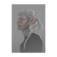 Grey Elf Boy - design