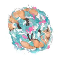 falling foxes - design