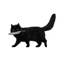 Knife Cat - design