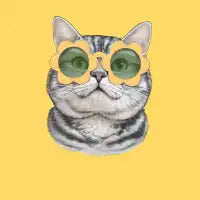Mellow Yellow Cat - design