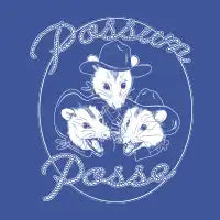 Possum Posse in denim blue - design