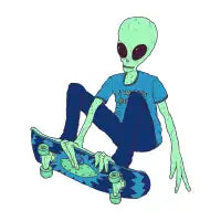 Alien Skater - design