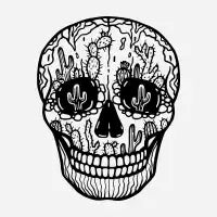 Cacti Skull - design