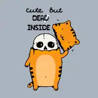 CUTE BUT DEAD INSIDE - design