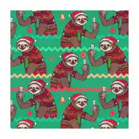 Merry Slothmas Ugly Sweater - design
