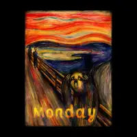 Monday. Scream - design