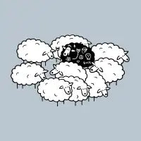 Rock-n-Roll Forever Black Sheep - design