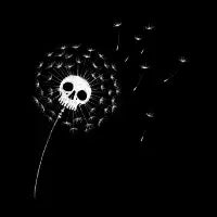 Skull Dandelion - design