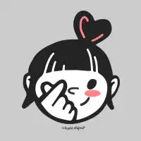 Finger Heart Girl - design
