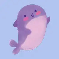 Purple Whale - design