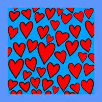 Random Heart Pattern - design