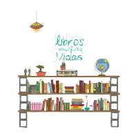 Muchos libros, muchas vidas - design